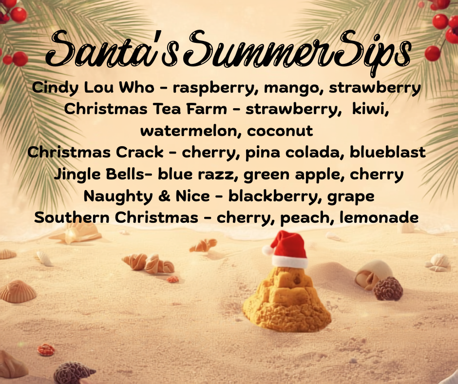 Santa’s Summer Sips - Christmas in July set - Loaded