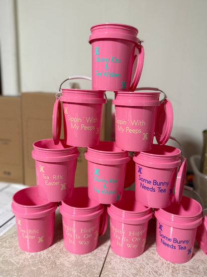 Easter Tea Buckets