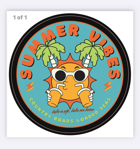 Summer Vibes Sticker