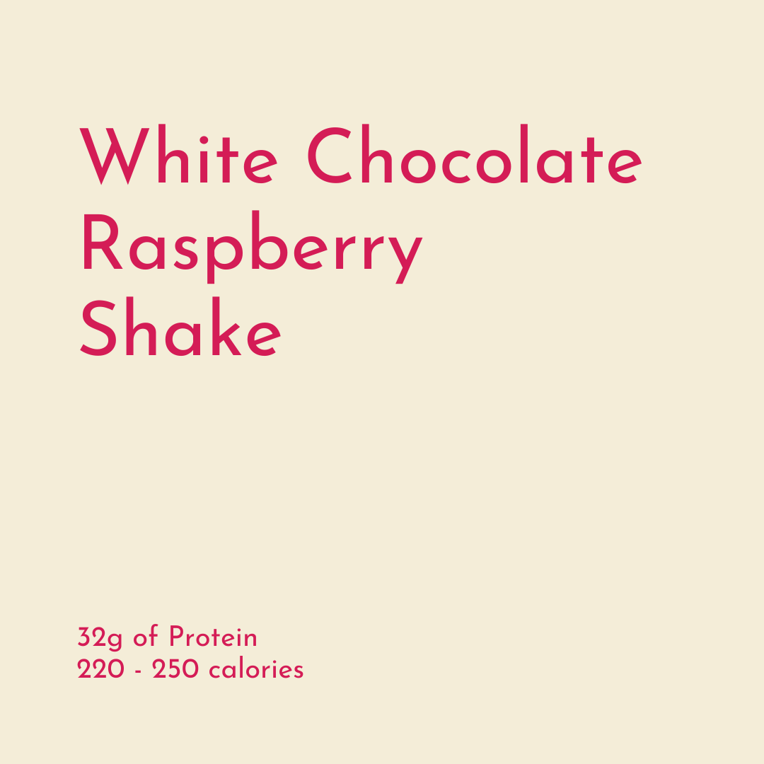 White Chocolate Raspberry Shake