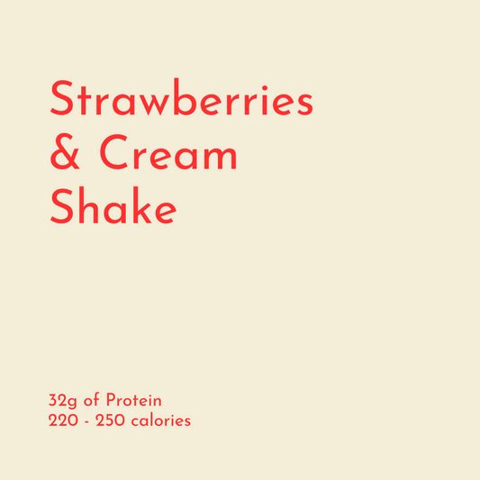 Strawberries and Cream Shake